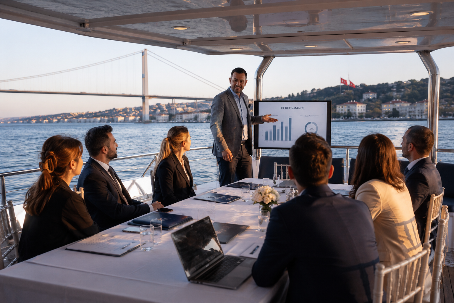 Kurumsal Tekne Organizasyonu İstanbul: Boğaz'da Toplantı ve Etkinlik